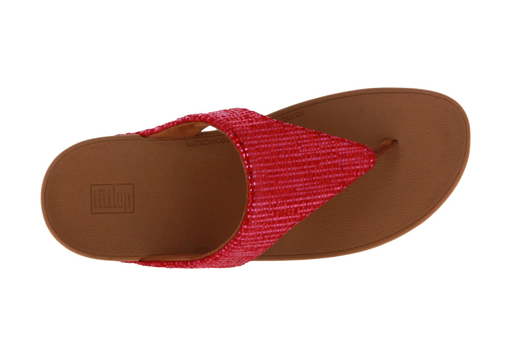 Fitflop Pantolette LOTTIE CHAIN PRINT ADRENALINE RED (39)