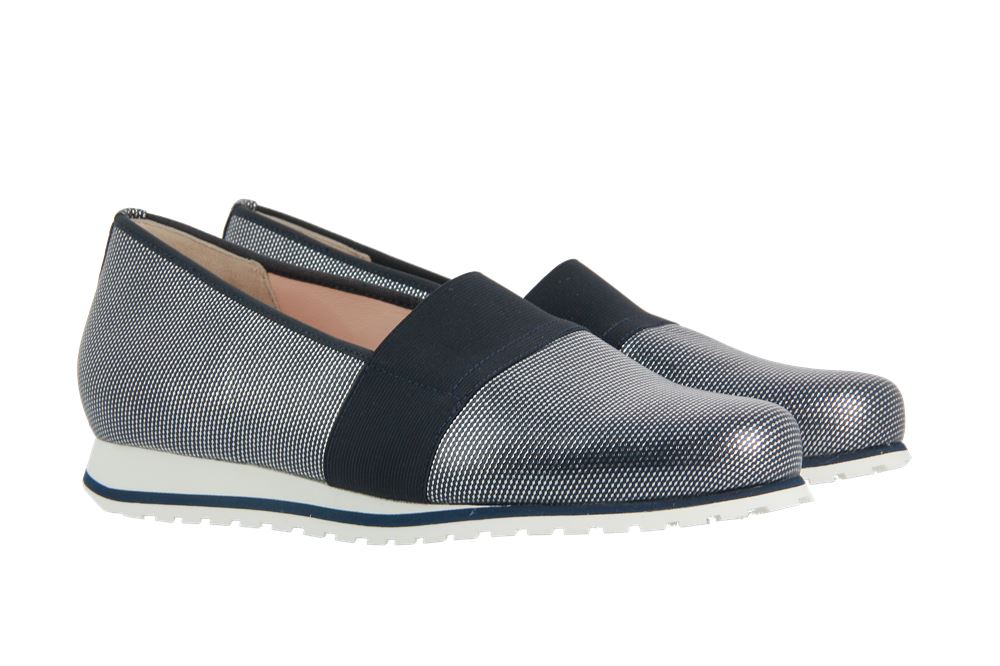 Hassia Slipper PIACENZA G-WEITE METAL LEDER OCEAN (38½)