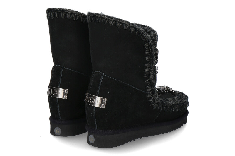 mou Boots INNER WEDGE SHORT CRYSTAL STARS (42)