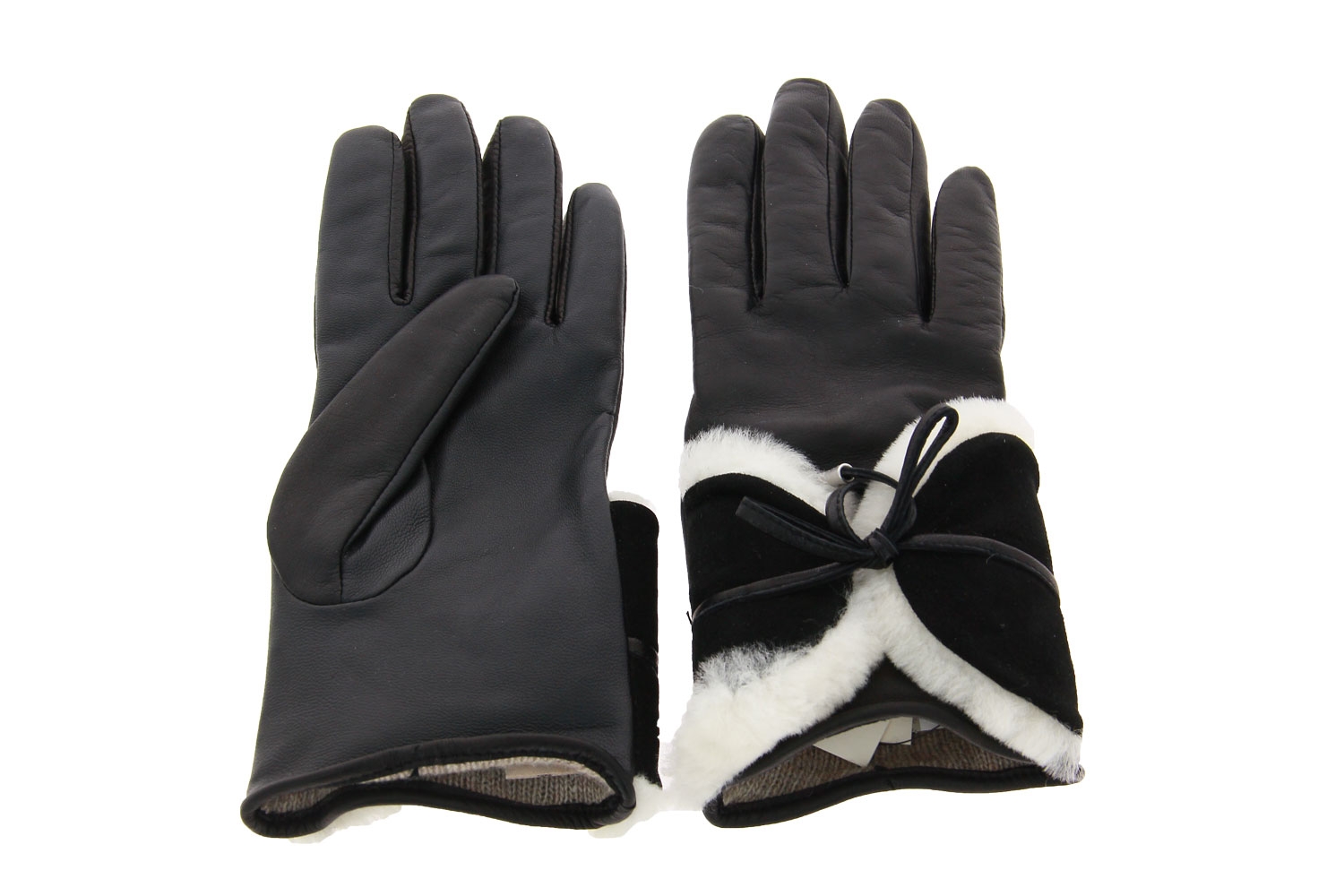 UGG Australia Handschuhe COMBO SHEEPSKIN TRIM GLOVE BLACK (M)