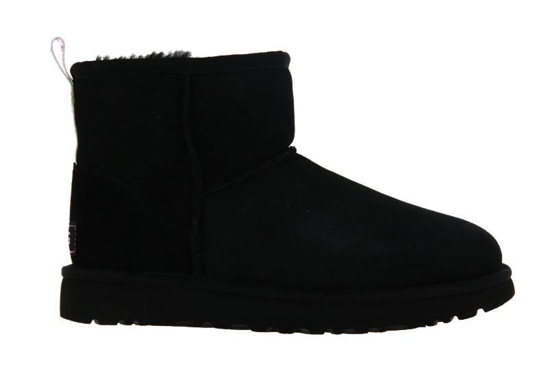 UGG Australia Boots CLASSIC MINI II GRAPHIC LOGO BLACK (41)