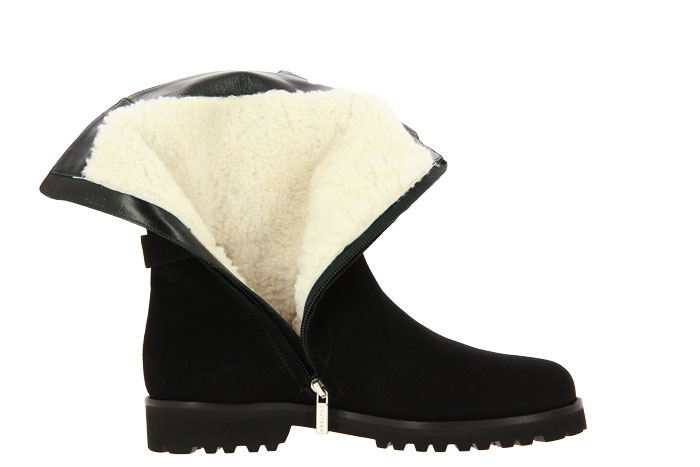 Unützer Stiefelette gefüttert VITELLO NERO  (39½)