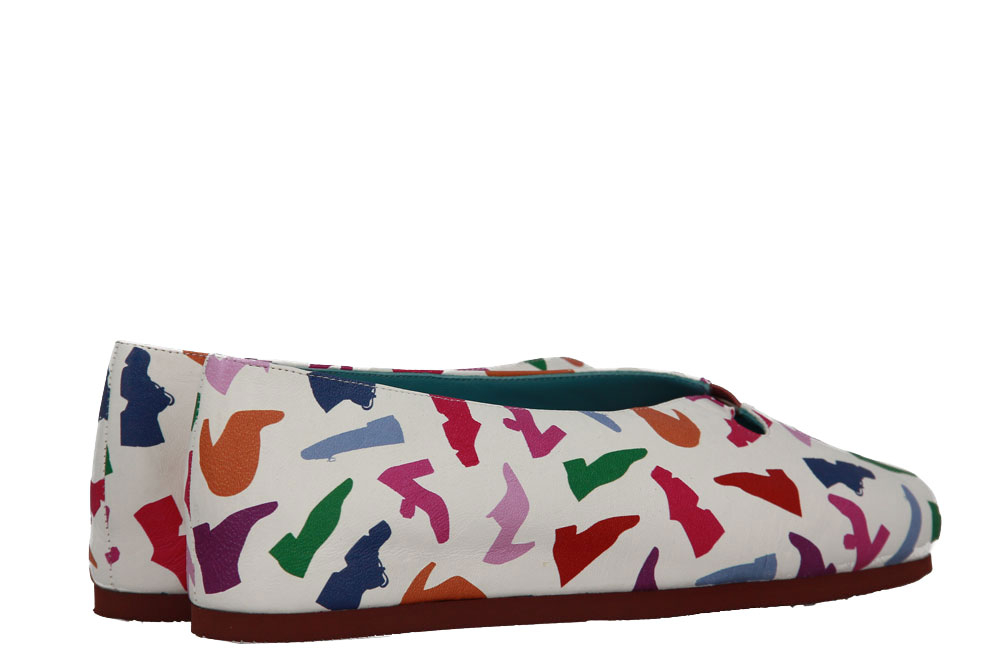 Thierry Rabotin Ballerina EMAELAS NAPPA BIANCO (39½) Thierry Rabotin Ballerina EMAELAS NAPPA BIANCO (39½)