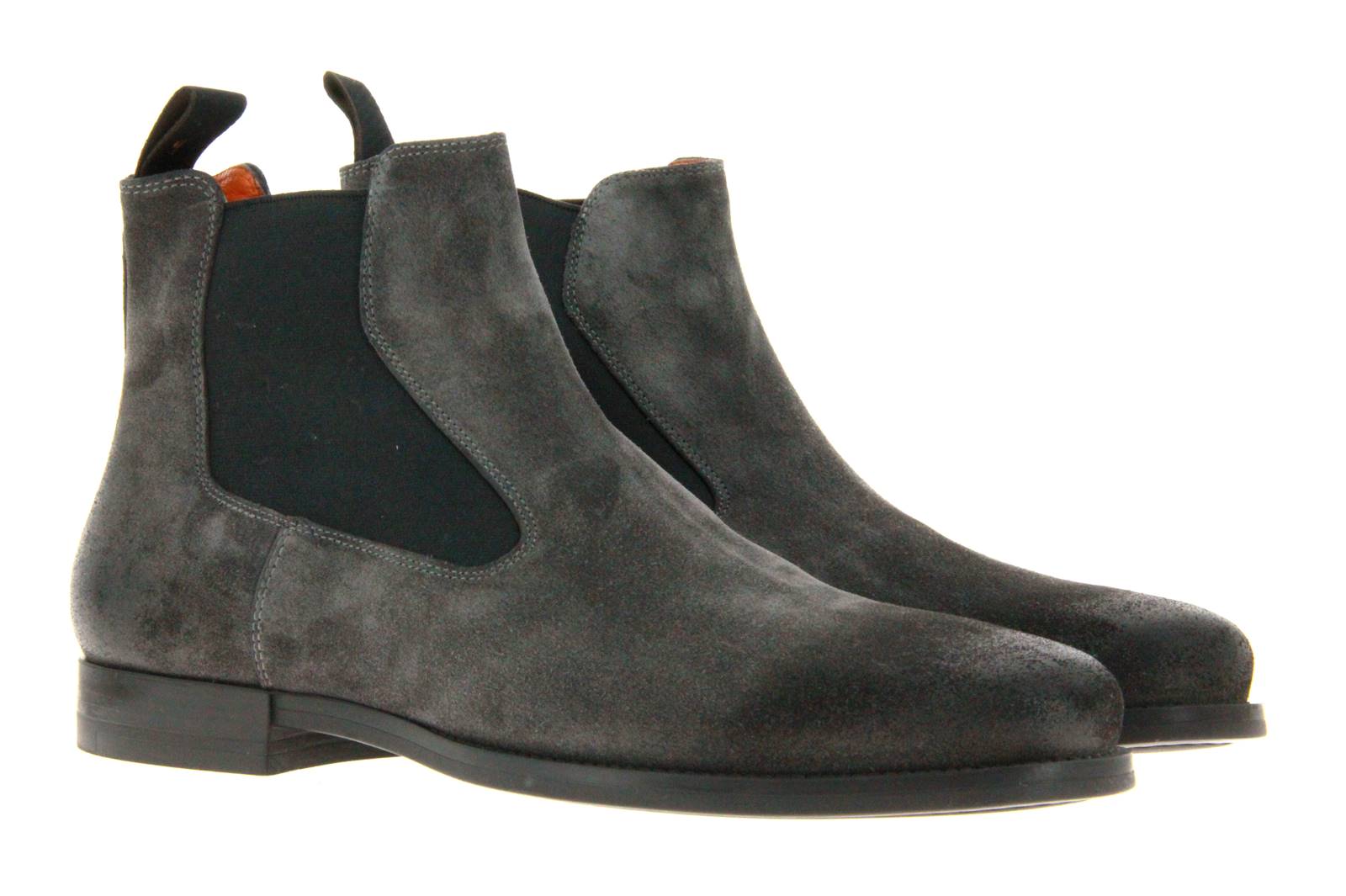 Santoni Chelsea Boots CAMOSCIO SMOKE (45)