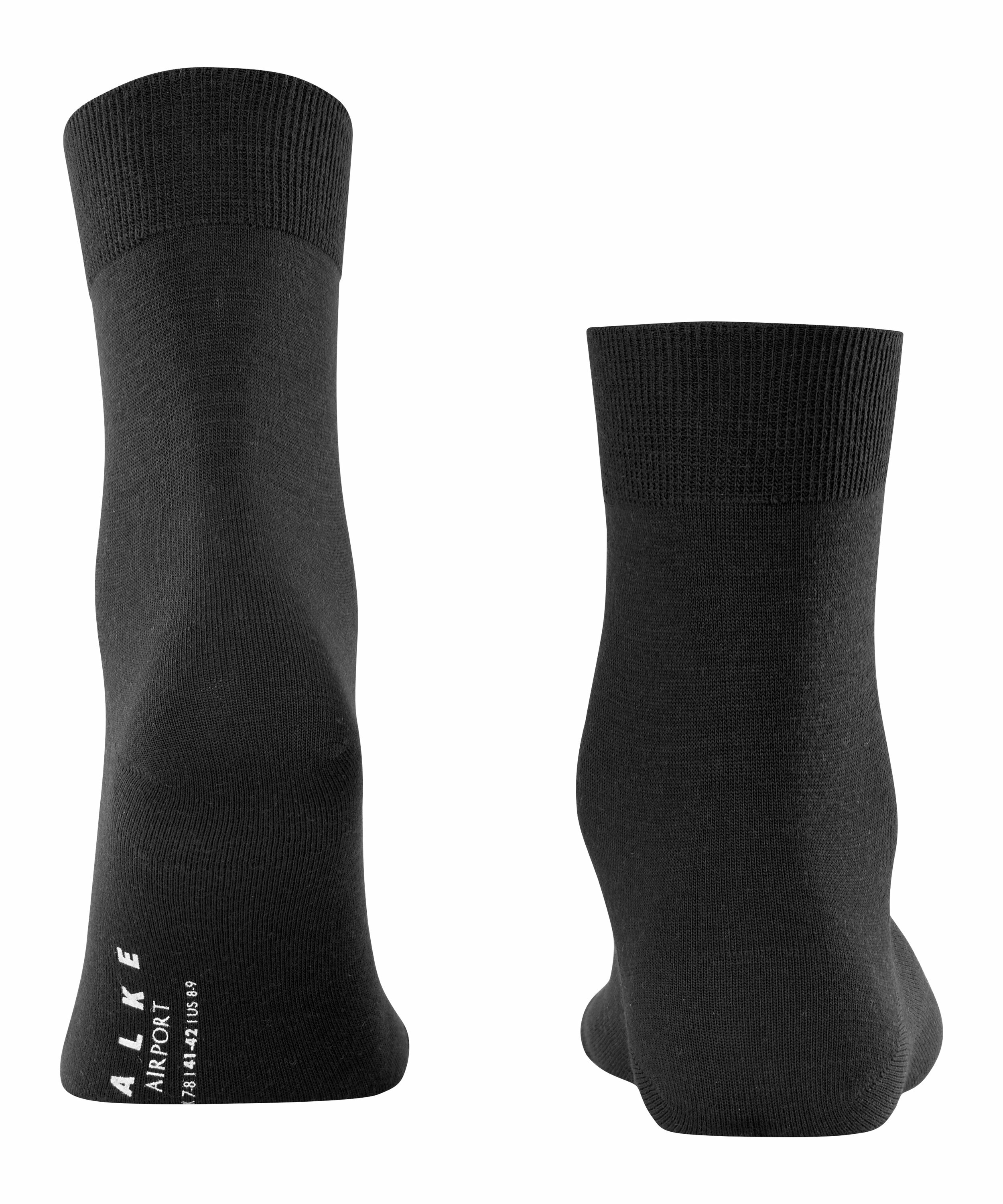 FALKE Airport Herren Socken BLACK