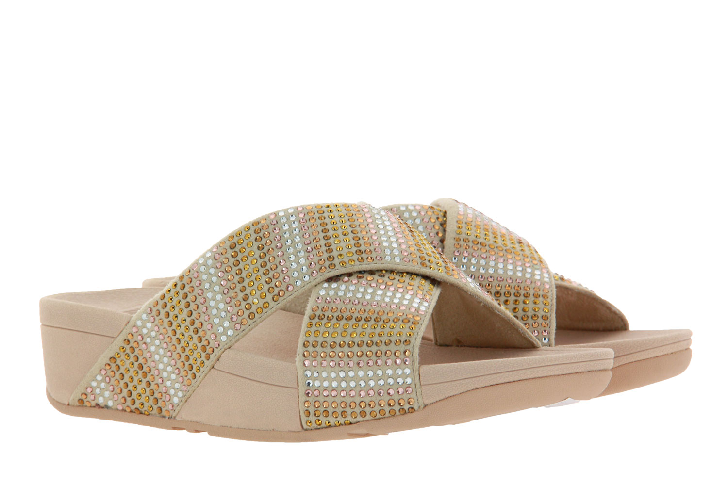 Fitflop Pantolette STROBE SLIDE GOLD MIX (40)