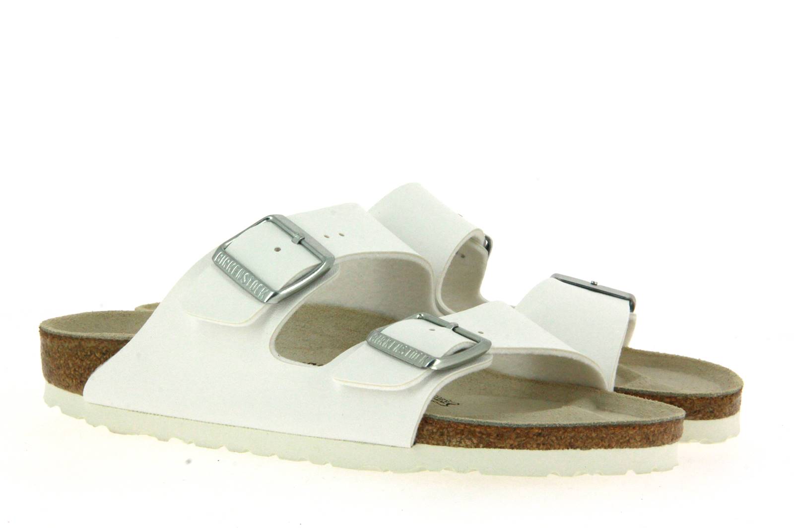 Birkenstock Pantolette ARIZONA SCHMAL BIRKO-FLOR WEIß (38)