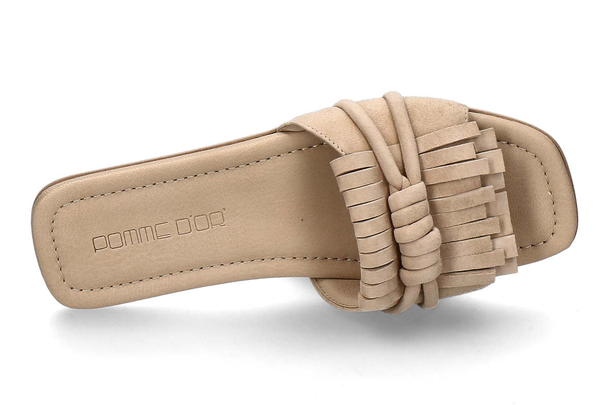 Pomme d Or Pantolette MILEY 4 CAMOSCIO- soft mocha_271300042_5