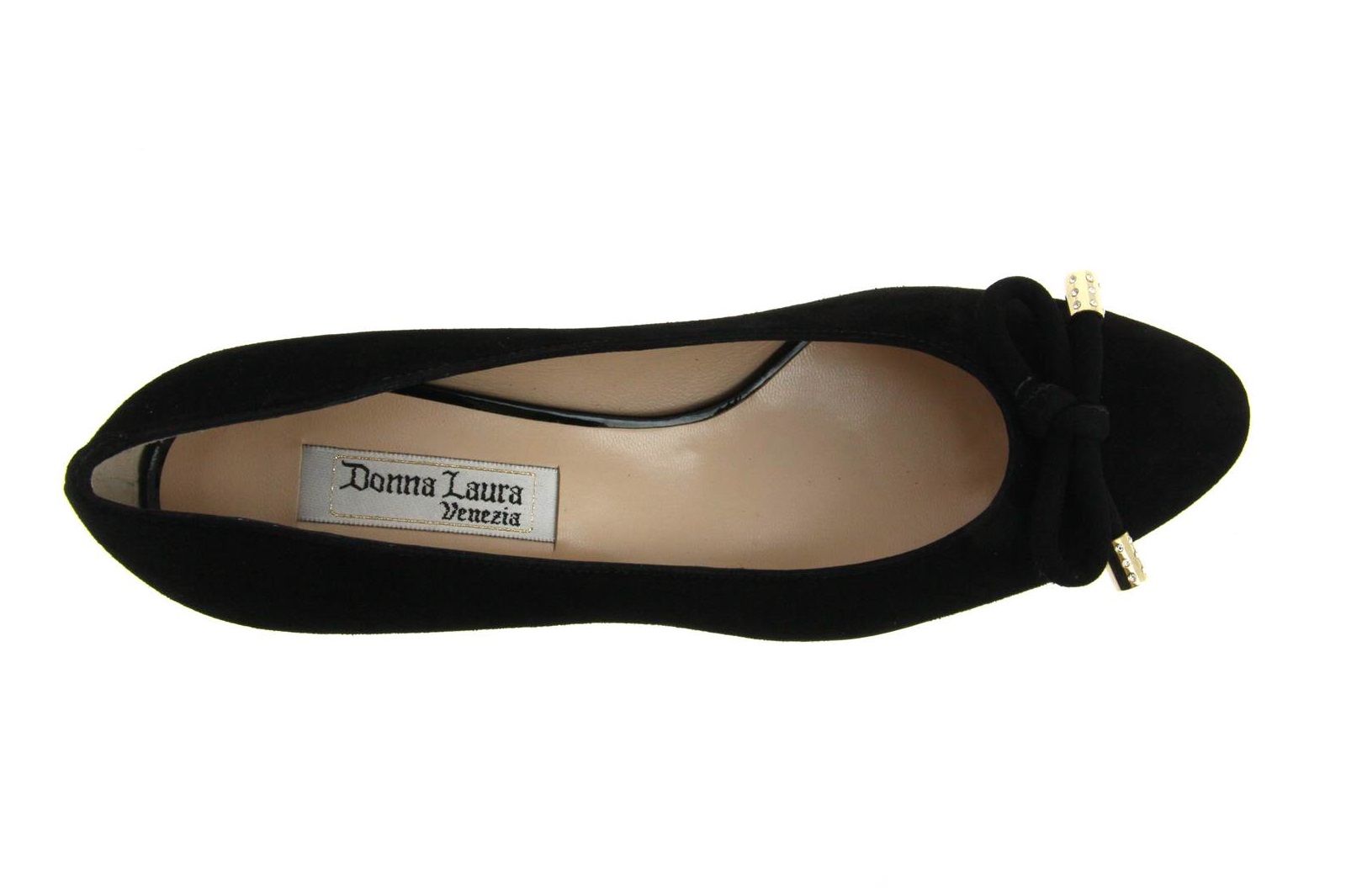 Donna Laura Venezia Pumps CAMOSCIO NERO (40)