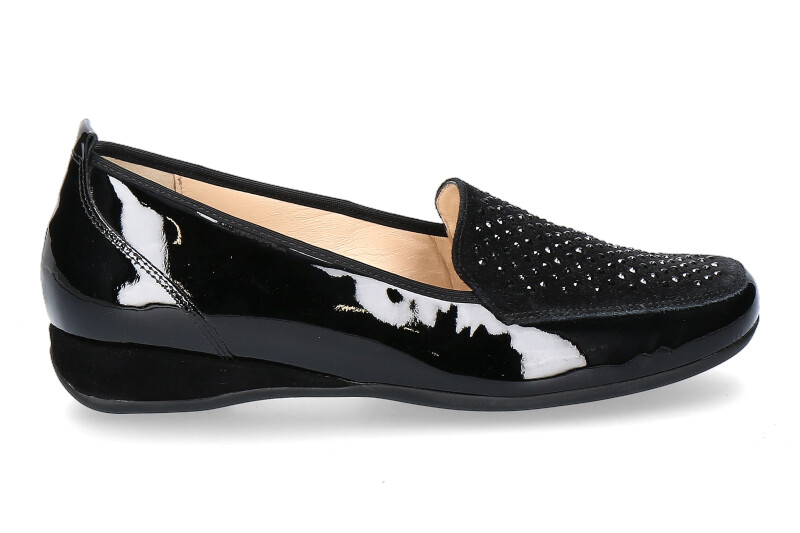 Hassia Slipper PETRA ANILLACK LEATHER BLACK (40) Hassia Slipper PETRA ANILLACK LEATHER BLACK (40)