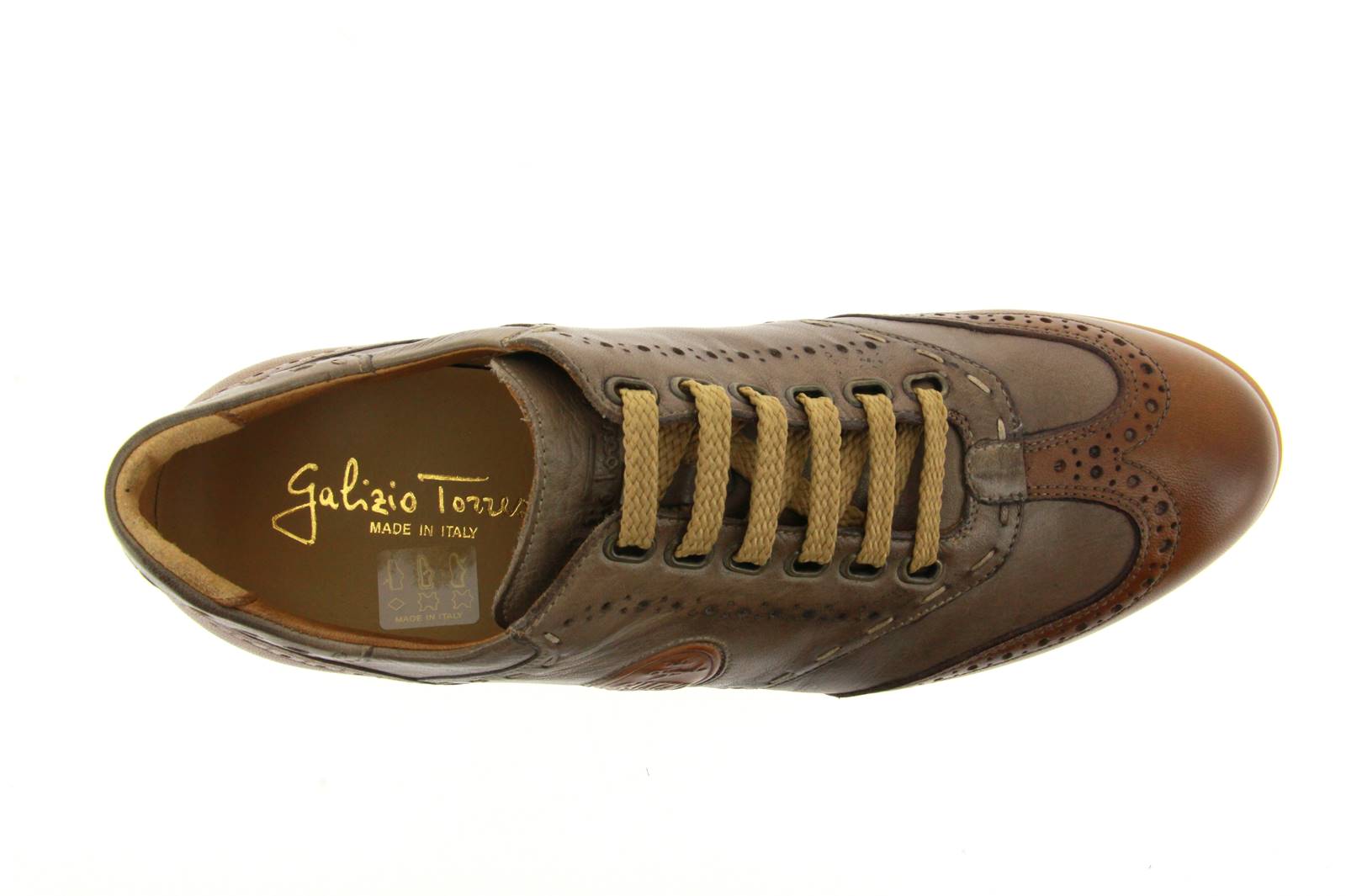 Galizio Toressi Sneaker FOULARD MARRONE TAUPE (43½)