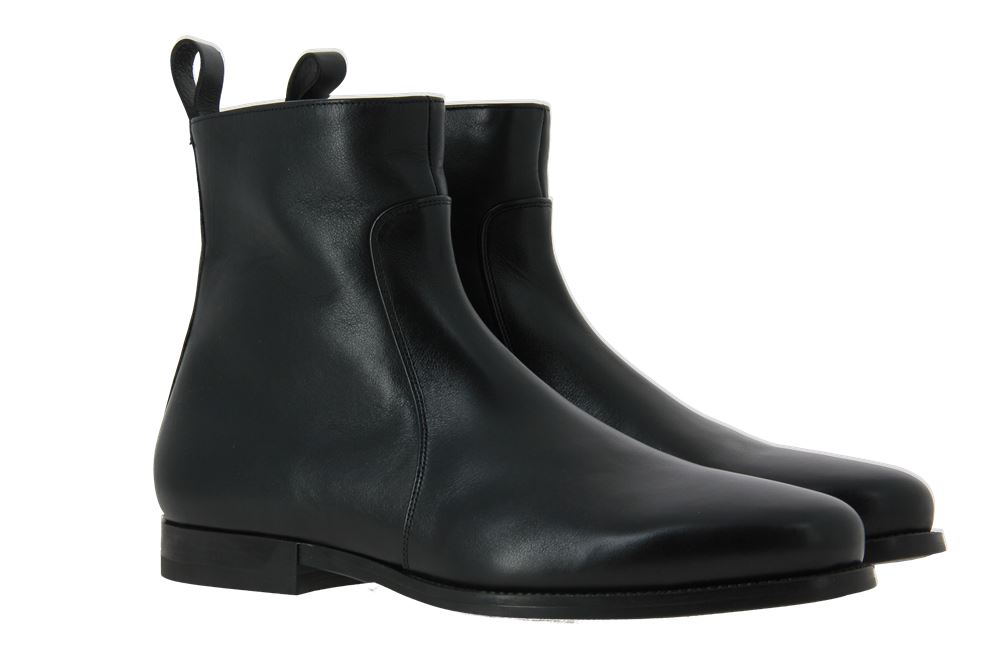 Santoni Stiefelette gefüttert NAPPA NERO (44) Santoni Stiefelette gefüttert NAPPA NERO (44)