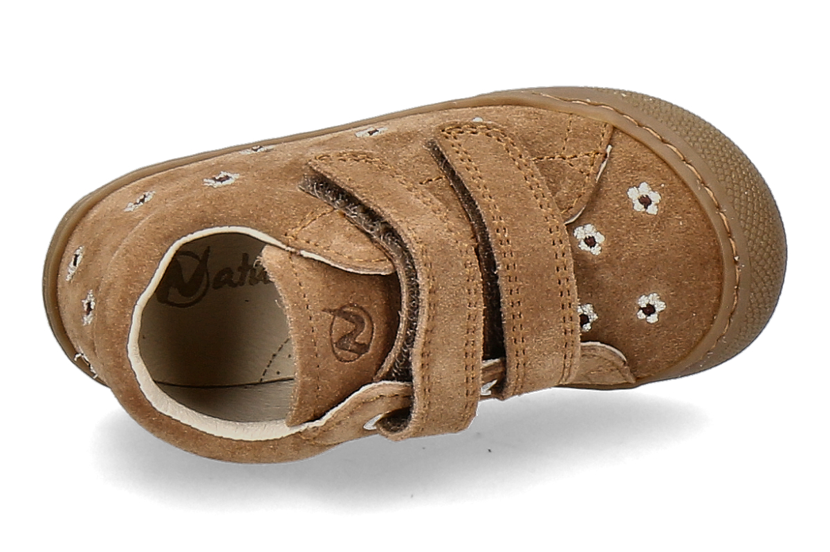 Naturino Mädchen- Lauflernschuh COCOON SUEDE- mittelbraun_343900019_4