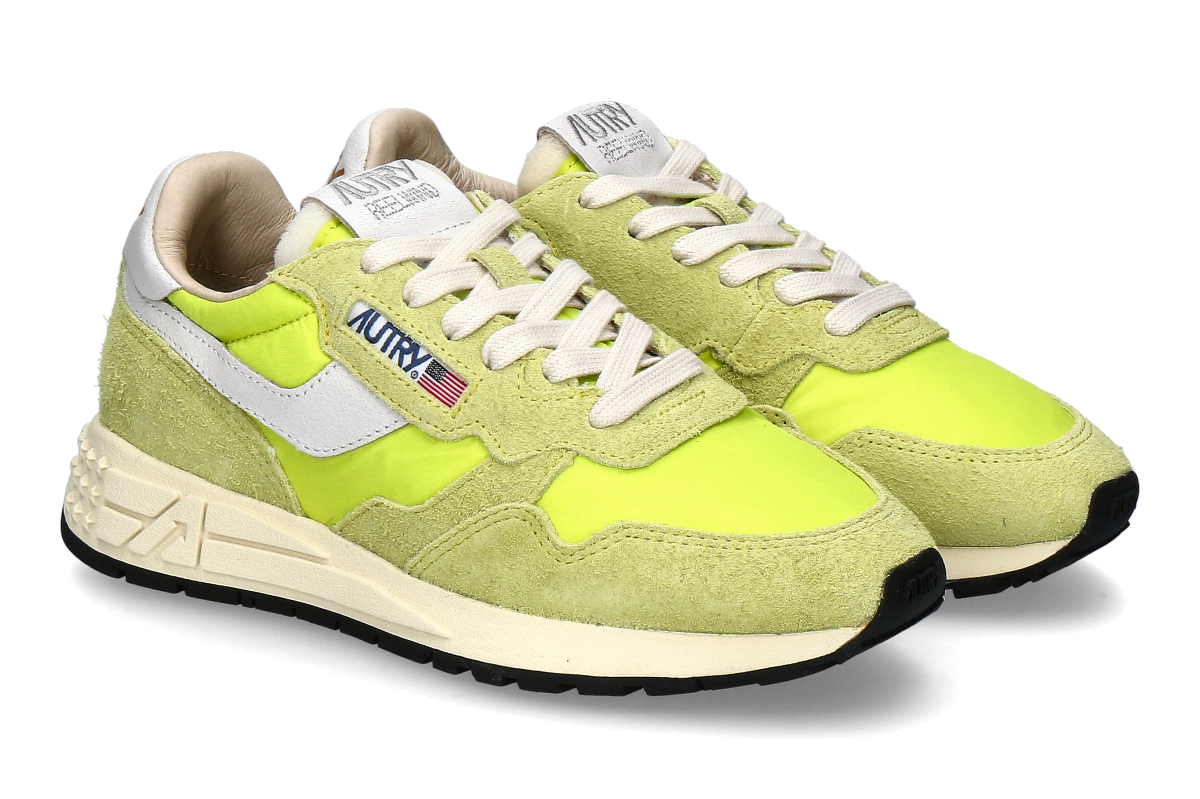 Autry Damen- Sneaker REELWIND NYLON NC33- crack white/ evening primrose