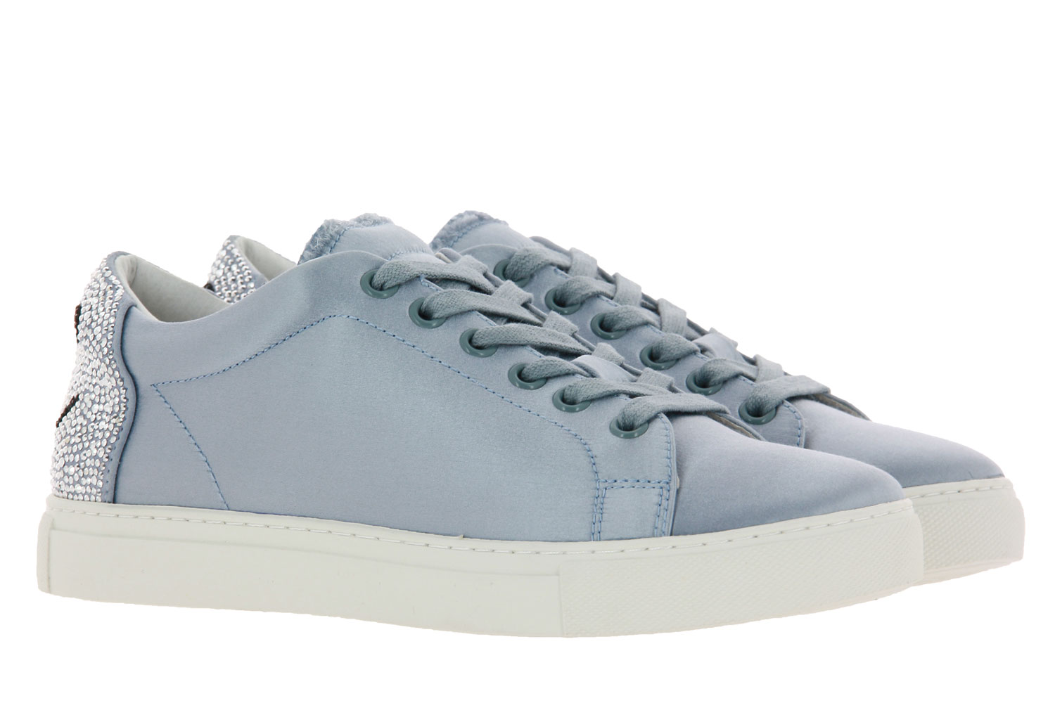 Lola Cruz Sneaker SMILEY CELESTE SILVER (37 )