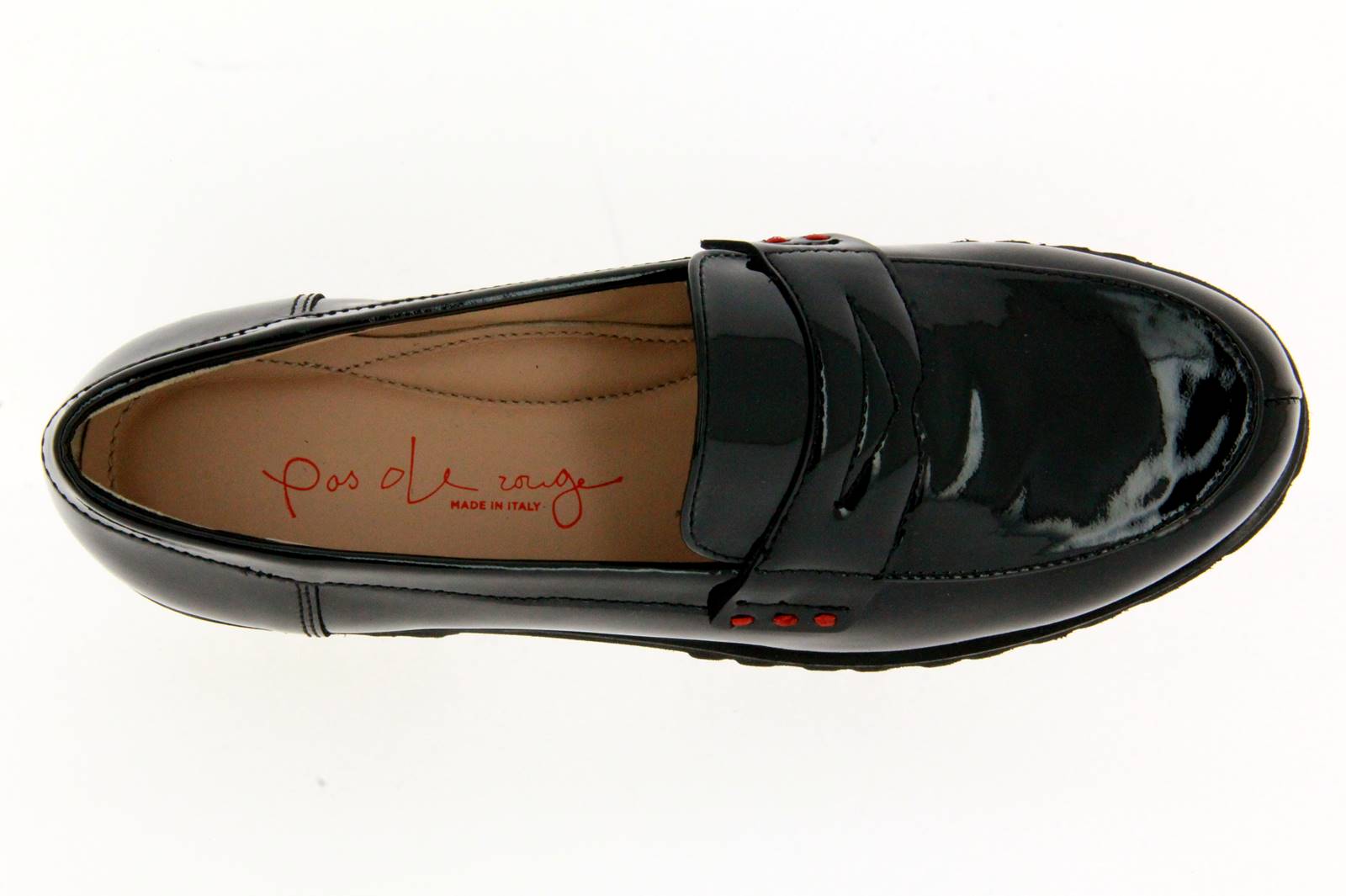 Pas de rouge Slipper MARTA VERNICE NERO (36)