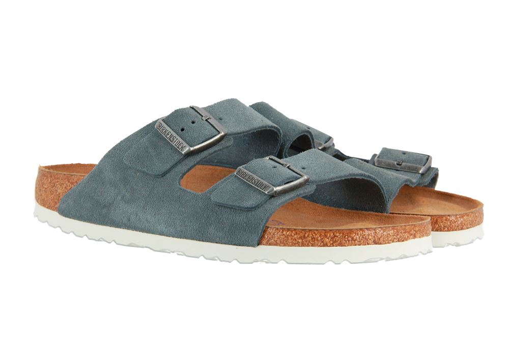 Birkenstock Pantolette ARIZONA STONE BLUE (40)