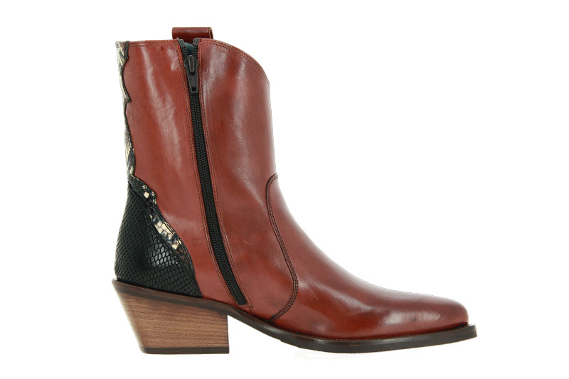 Donna Carolina Stiefelette TEXAS CUOIO ASPIDE NERO (36)