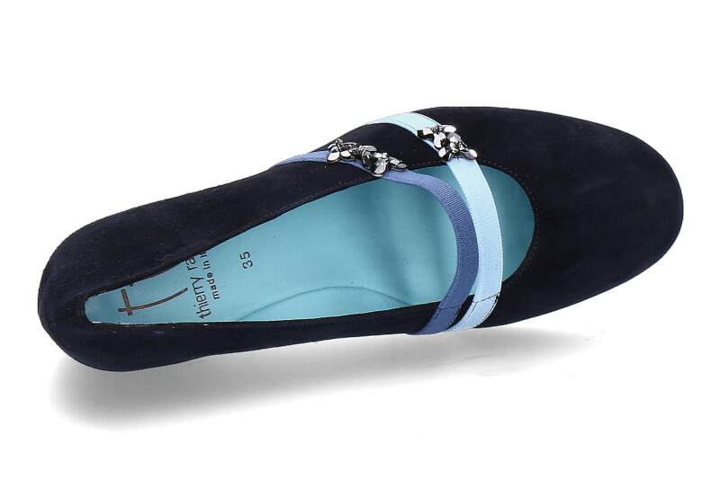 Thierry Rabotin Keilballerina TORBIS CAMOSCIO DARKBLU (38)