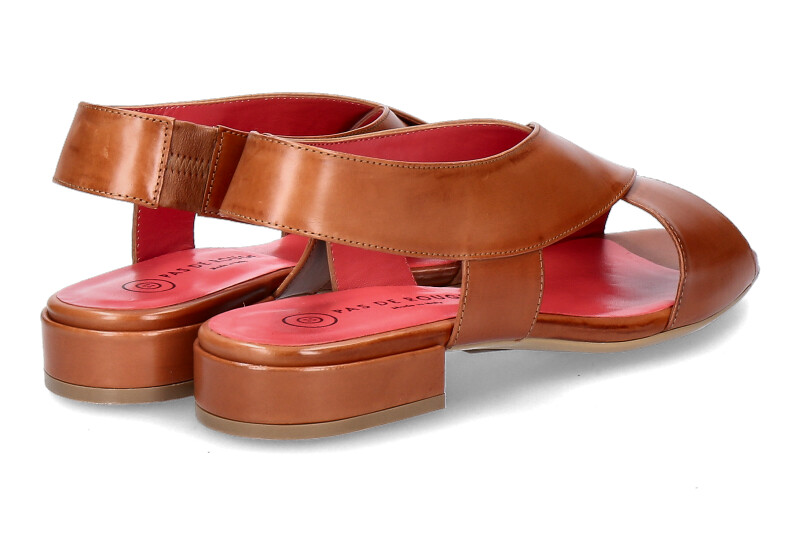 Pas de rouge Sandale FLEUR PARMA CUOIO (42½)