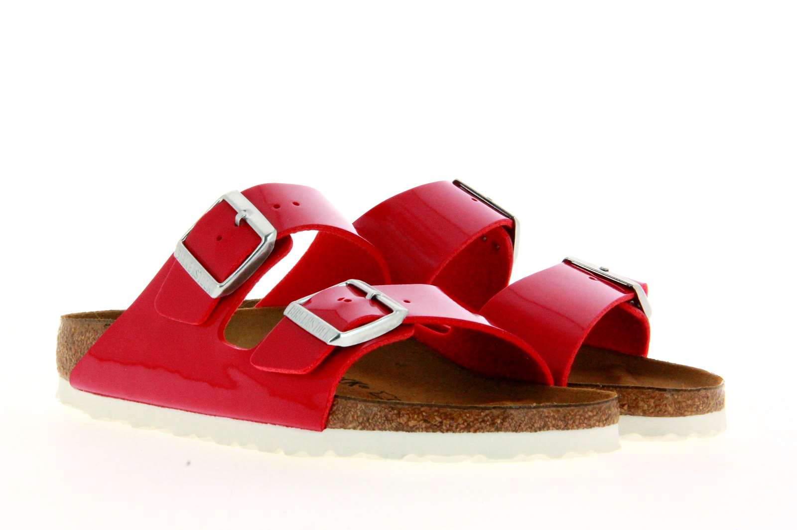 Birkenstock Pantolette ARIZONA SCHMAL BIRKO-FLOR TANGO RED PATENT (38)