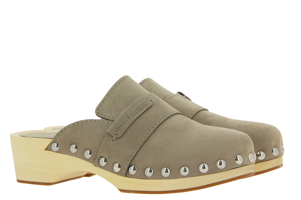 Kennel & Schmenger Clog SOFT TAUPE NUBUK