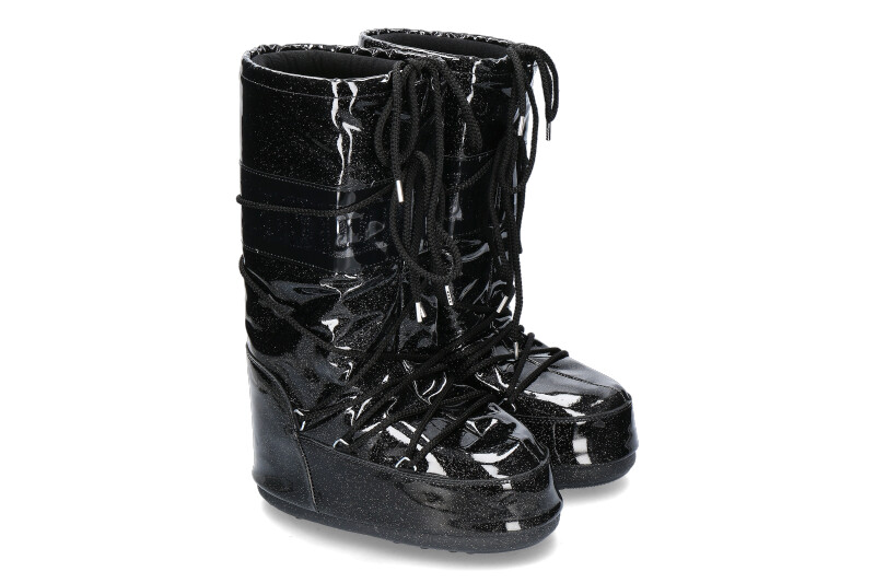 Moon Boot Snowboot ICON GLITTER- schwarz