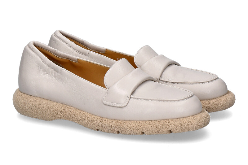 Truman's Slipper NAPPA WHITE EGGSHELL