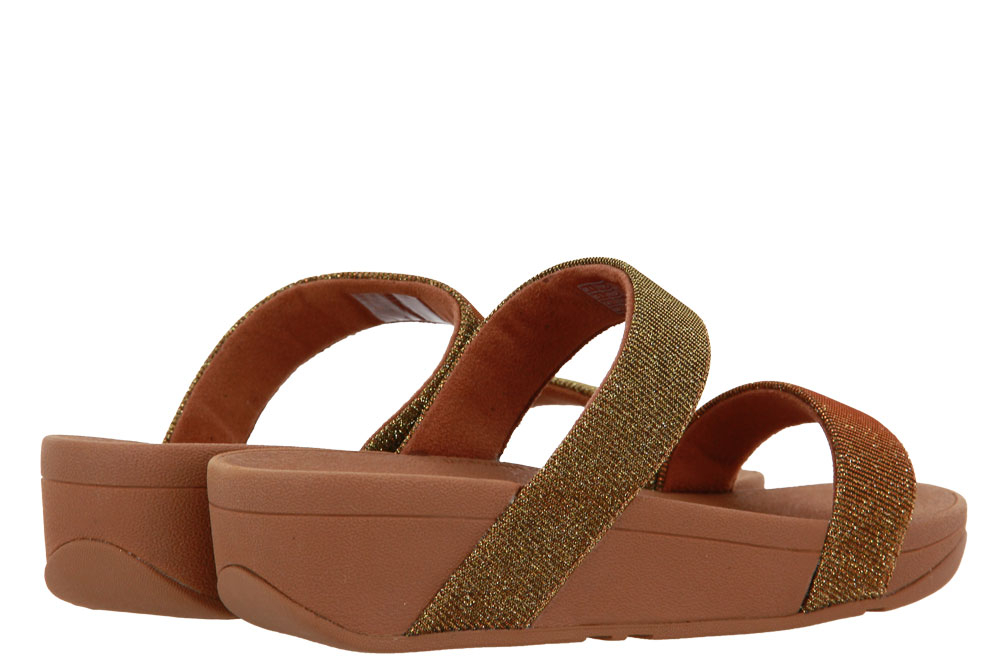 Fitflop Pantolette LOTTIE GLITZY SLIDE ARTISAN GOLD (40)