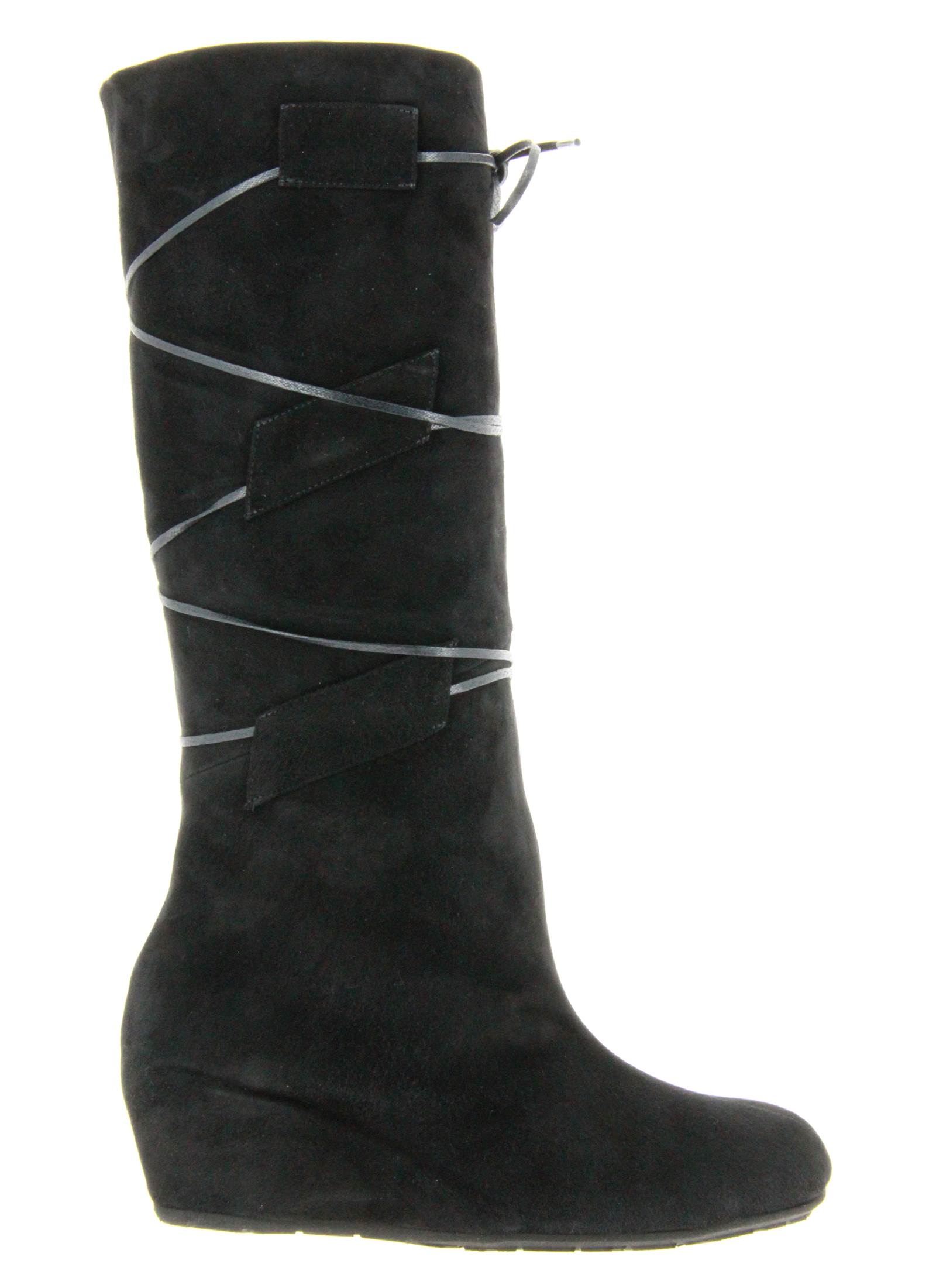 Thierry Rabotin Stiefel CAMOSCIO NERO (35)