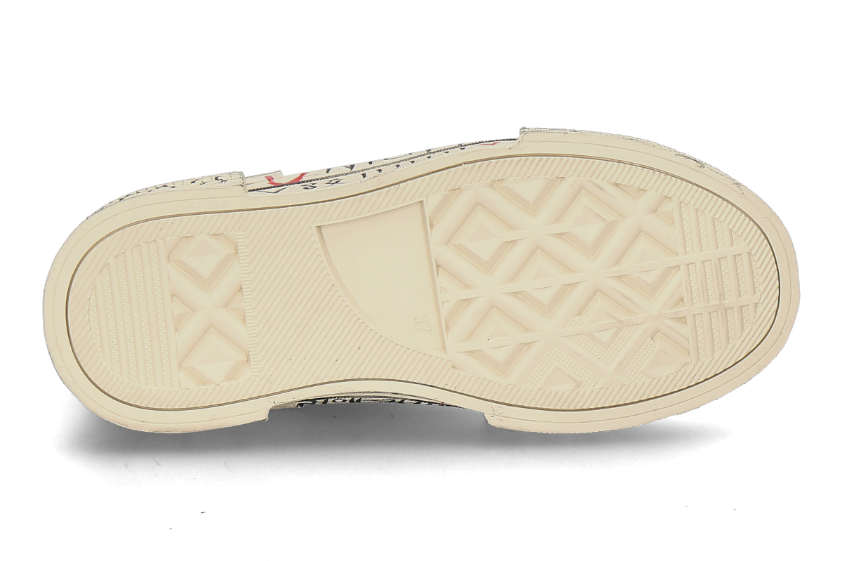 Nan-Ku Couture High Top Sneaker VELOUR- nero_232000174_4