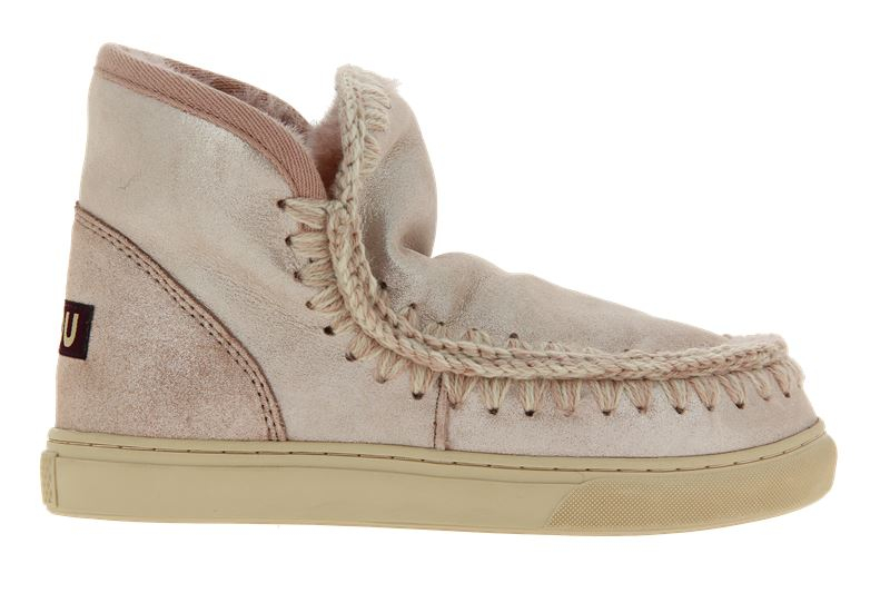 mou Boots ESKIMO SNEAKER MICROGLITTER ROSE BEIGE (39)