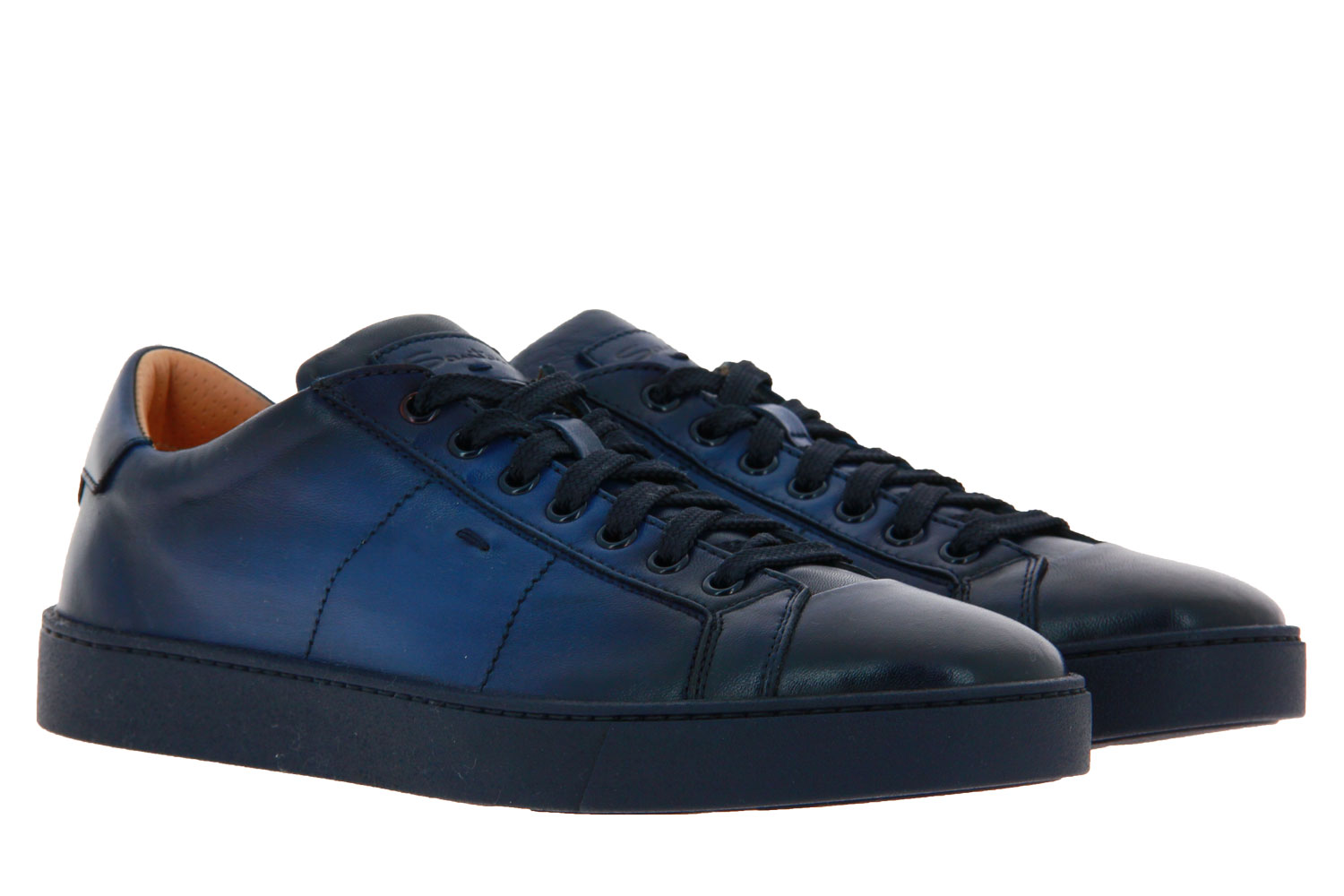 Santoni Sneaker NAPPA BLU (44)