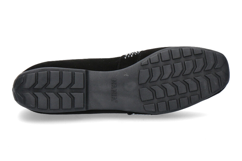 Mania Slipper CAMOSCIO NERO  (39½)