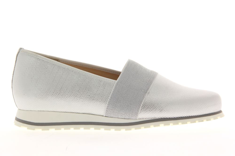Hassia Slipper PIACENZA G-WEITE METAL LEDER WEISS (37½)
