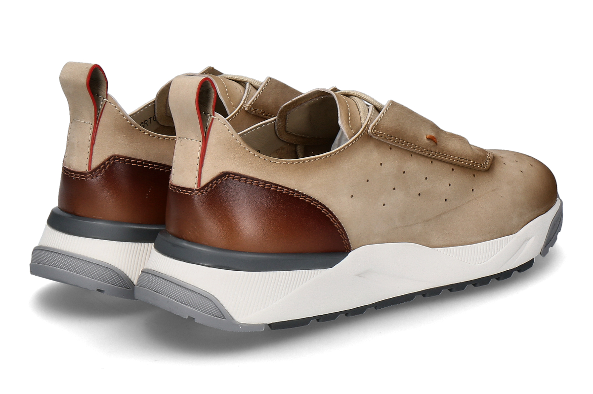 Santoni Herren- Sneaker NEW LEAS- beige_132400036_2