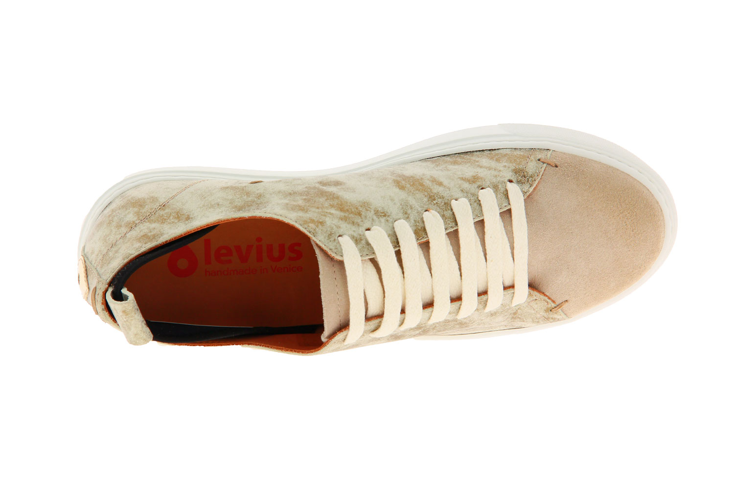Levius Sneaker RIVA LAM CAMOSCIO ORO MAGNOLIA  (41)