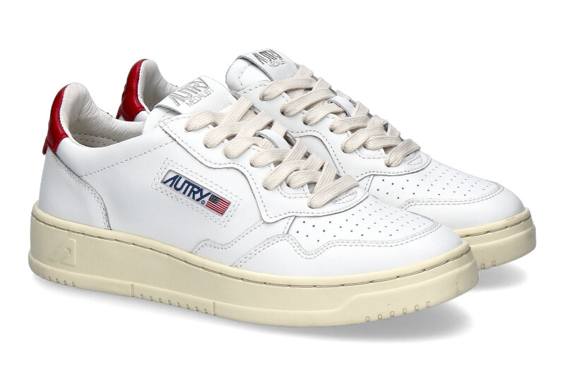 Autry Sneaker LOW WOMAN WHITE RED
