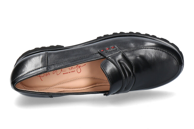 Pas de rouge Slipper MARTA NAPPA NERO (40½)