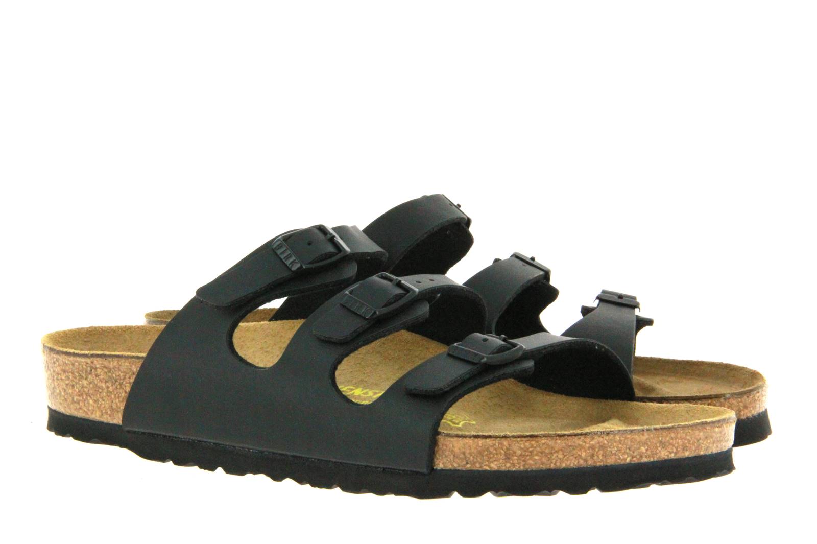 Birkenstock Pantolette FLORIDA NORMAL BIRKO-FLOR SCHWARZ (42)