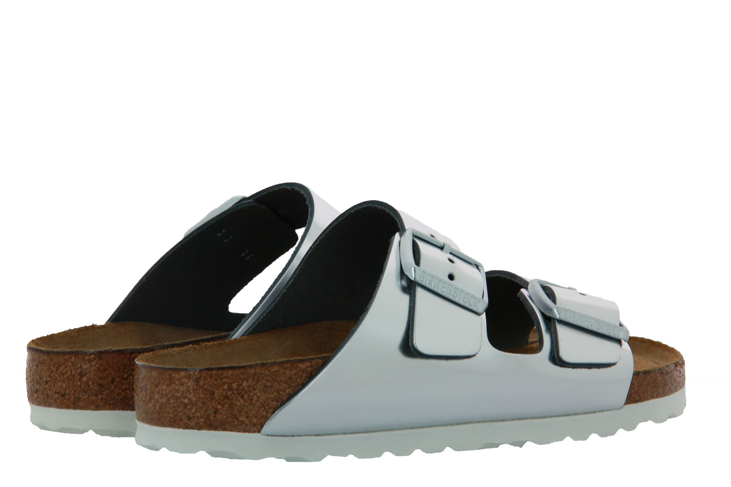 Birkenstock Pantolette ARIZONA SILVER SCHMAL (36) Birkenstock Pantolette ARIZONA SILVER SCHMAL (36)