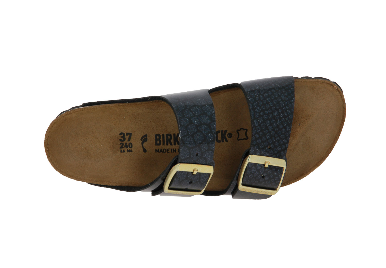 Birkenstock Pantolette SCHMAL ARIZONA BS MAGIC SNAKE BLACK (41)