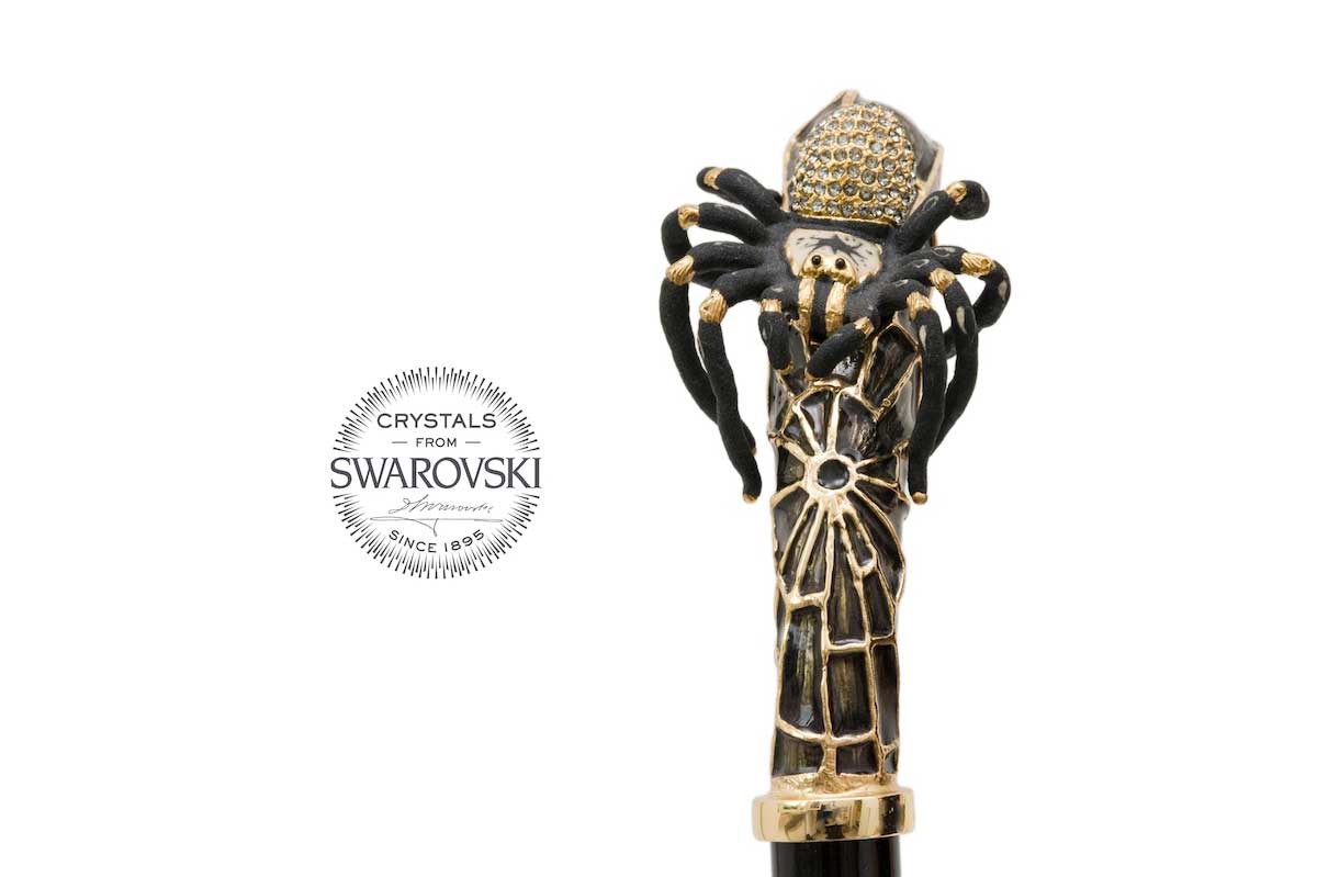 Pasotti Schuhanzieher SPIDER GOLD SWAROVSKI