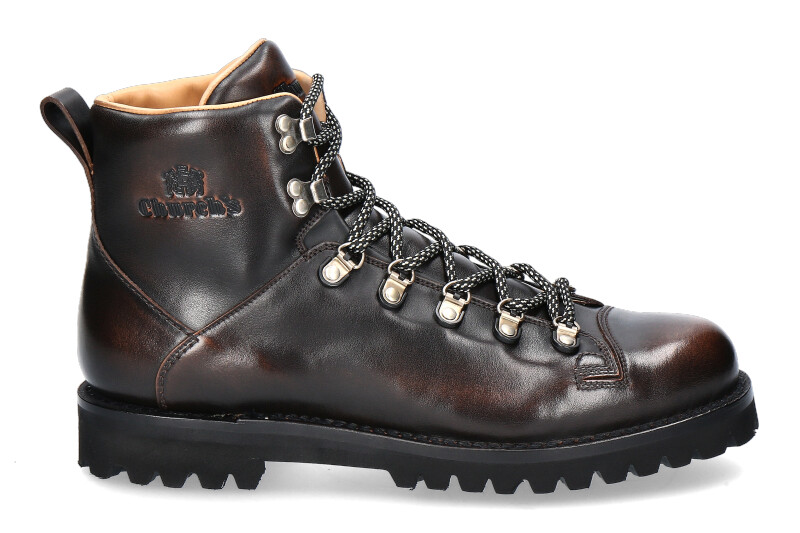 Church's Schnürstiefelette EDELWEISS FUME CALF BURNT BLACK
