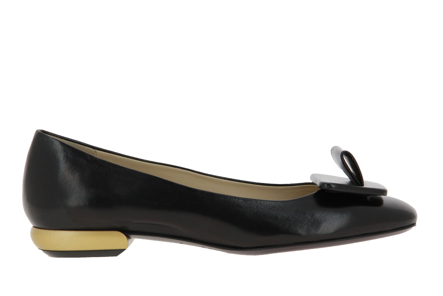 Bruno Magli Slipper NAPPA BLACK FODERA CAPRA NUDE (38)
