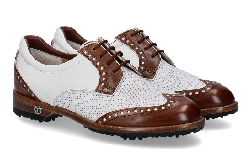 Tee Golf Shoes Damen- Golfschuh SALLY SAPIN BRANDY BIANCO (37 )