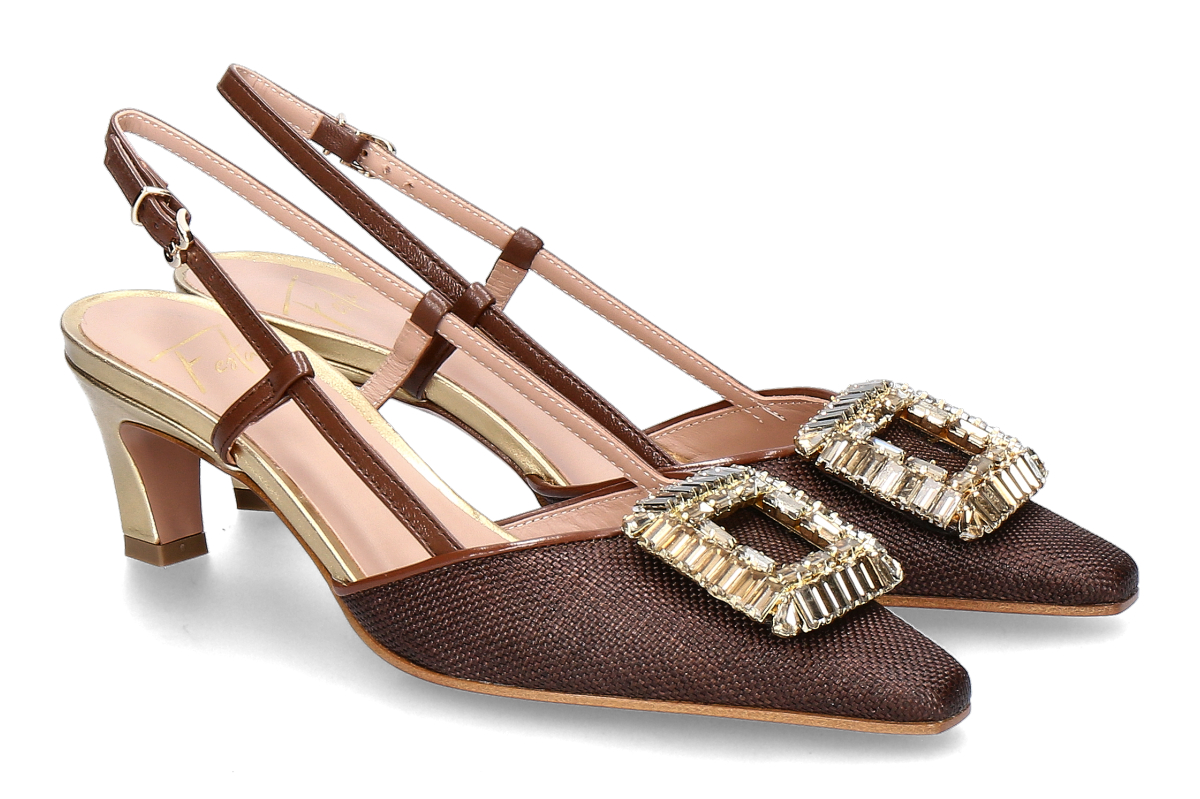 Roberto Festa Slingpumps JULIEN FARRO- dunkelbraun/ marrone