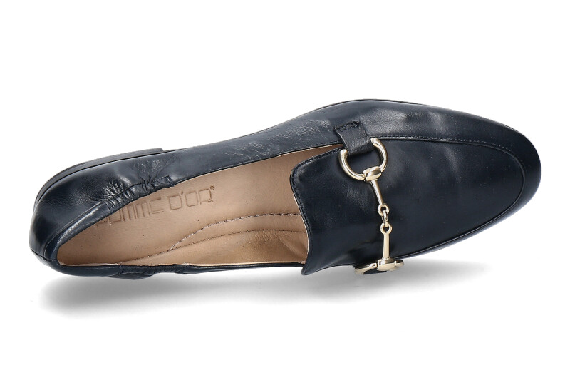 Pomme D'Or Slipper GLOVE NAVY CUOIO NERO (39½)