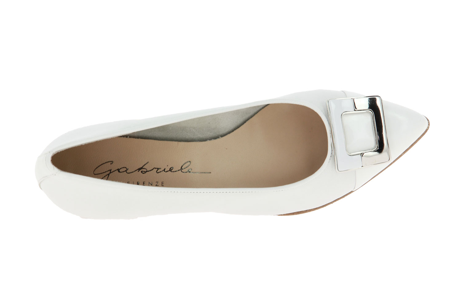 Gabriele Ballerina GLORY VERNICE NAPPA BIANCO (39)