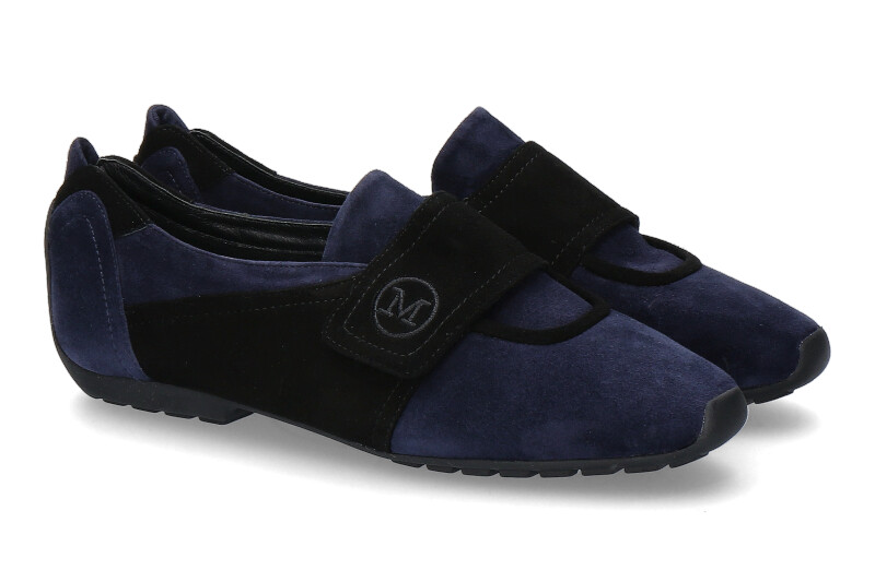 Mania Klettschuh gefüttert VELOUR BLUE NERO (39½) Mania Klettschuh gefüttert VELOUR BLUE NERO (39½)